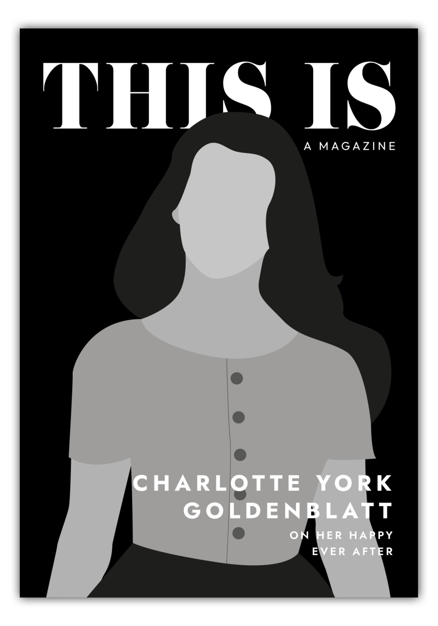 Poster Sex And The City - This Is A Magazine - Charlotte York Goldenblatt