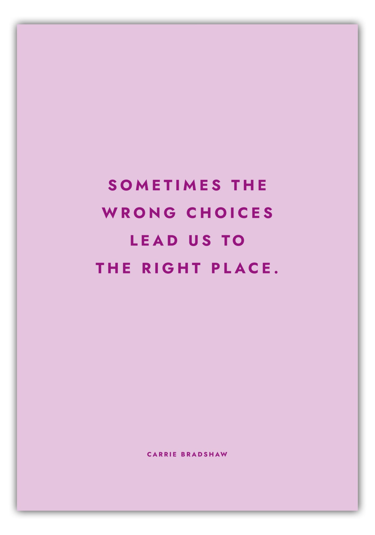 Poster Sex And The City - Wrong Choices Right Place