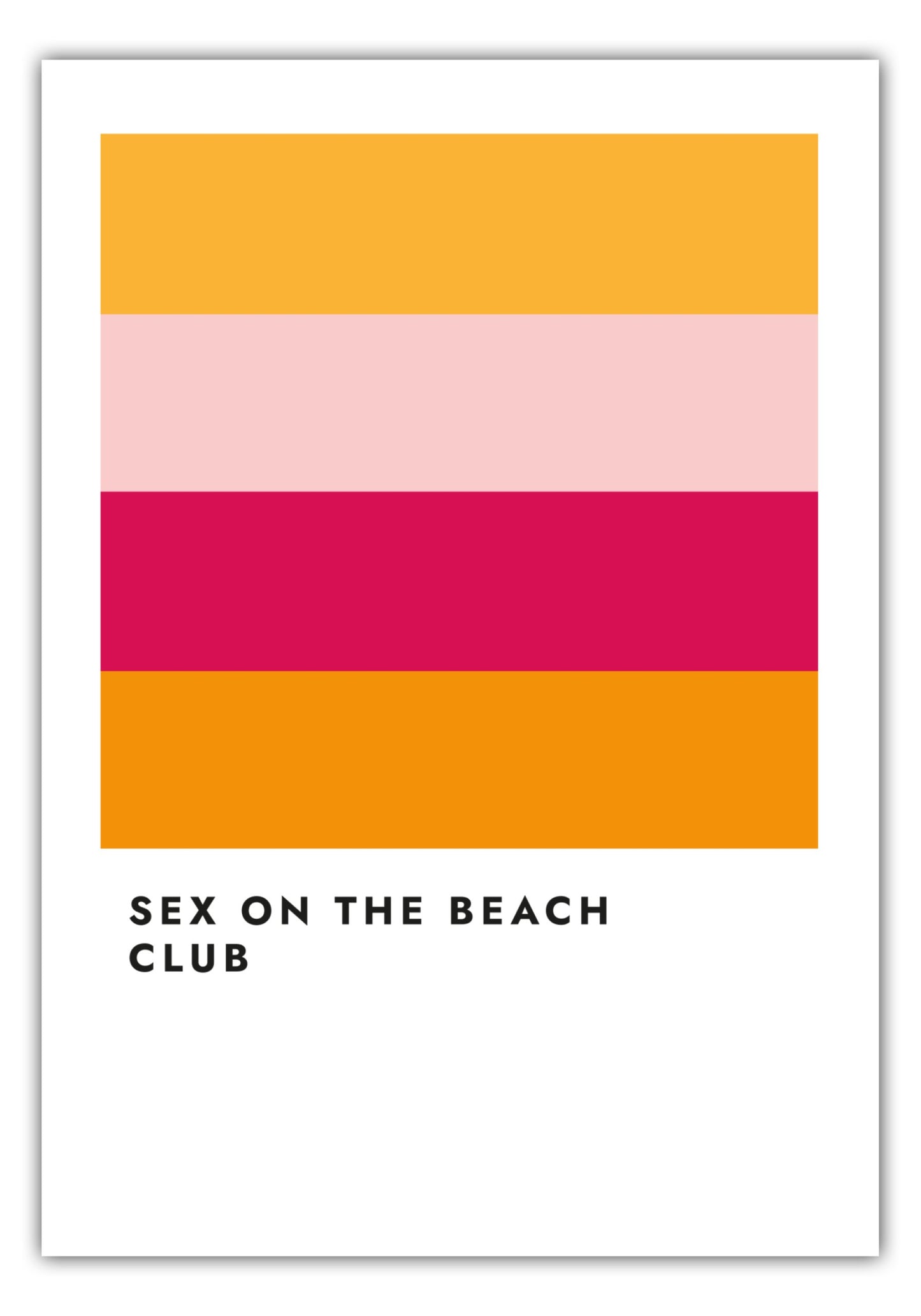 Poster Sex On The Beach Club