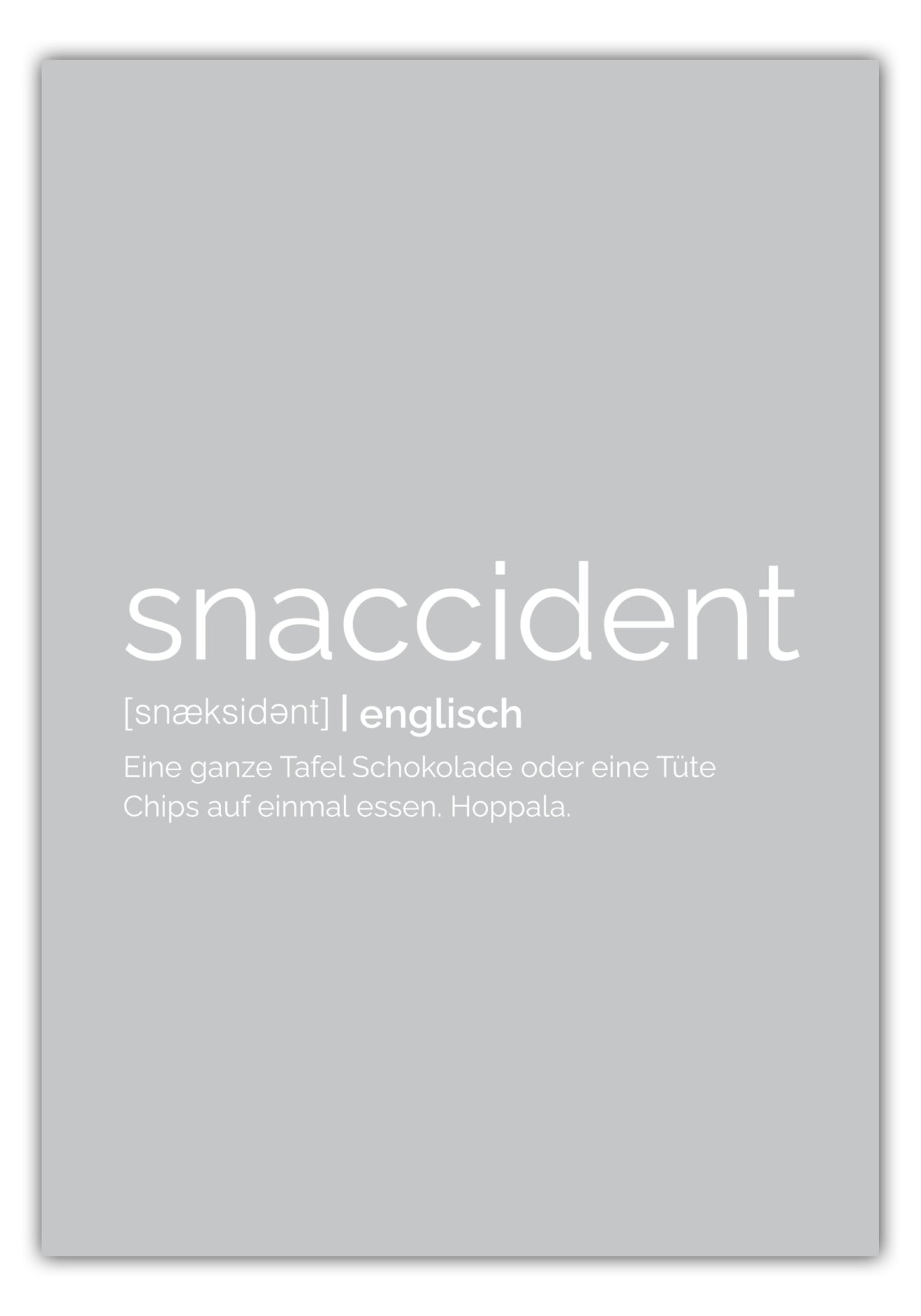 Poster Snaccident