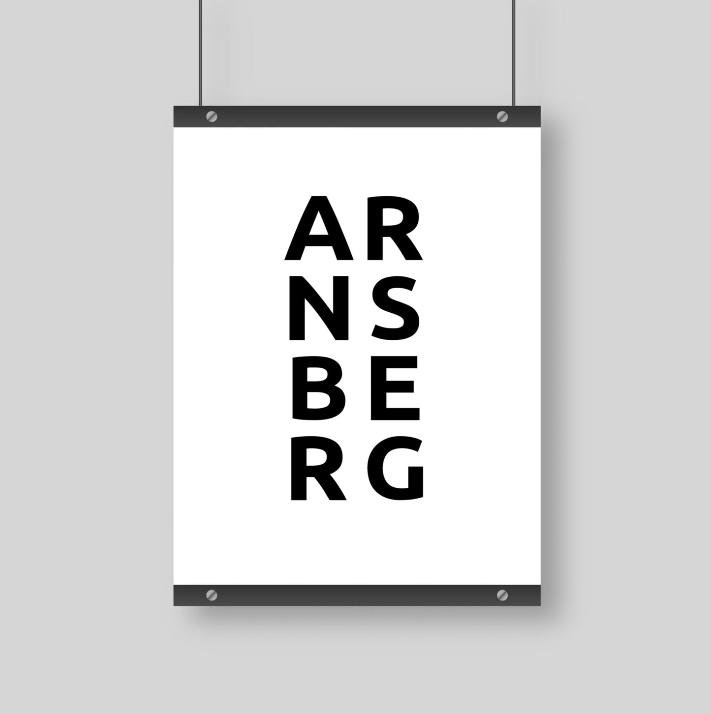 Poster Stadt ARNSBERG