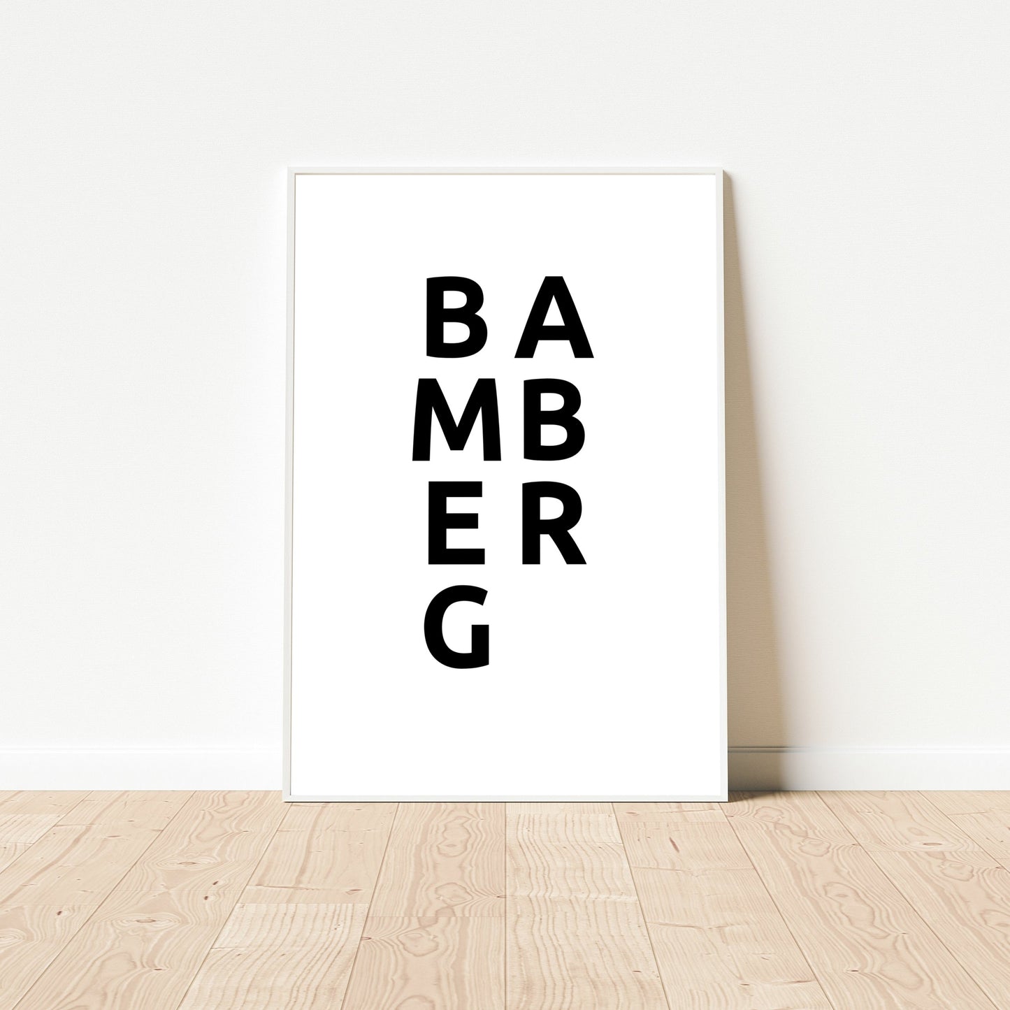 Poster Stadt BAMBERG