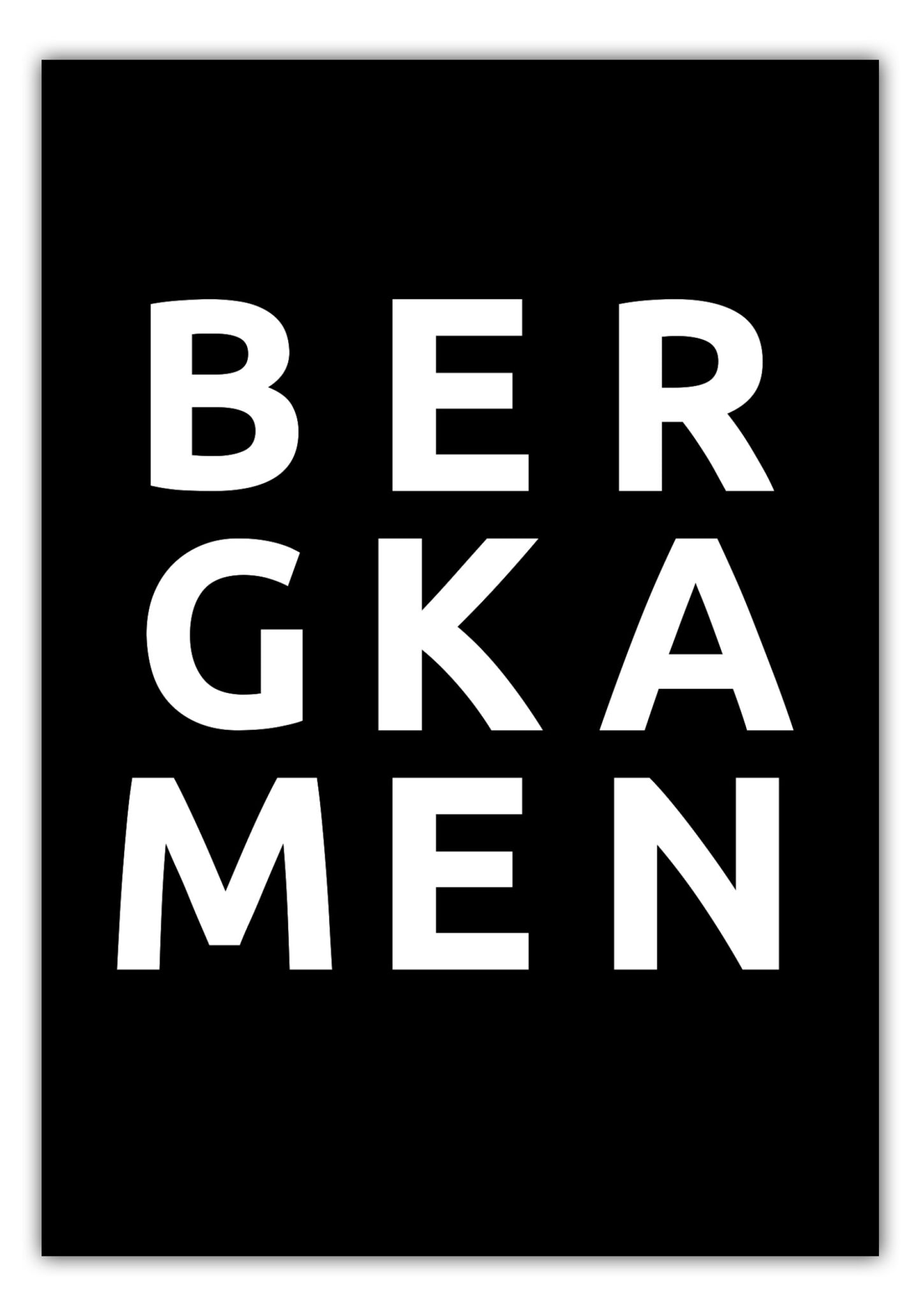 Poster Stadt BERGKAMEN