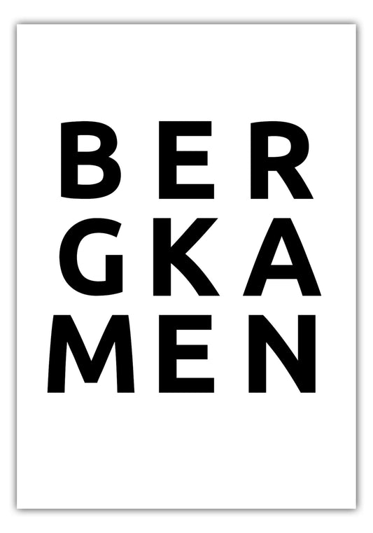 Poster Stadt BERGKAMEN