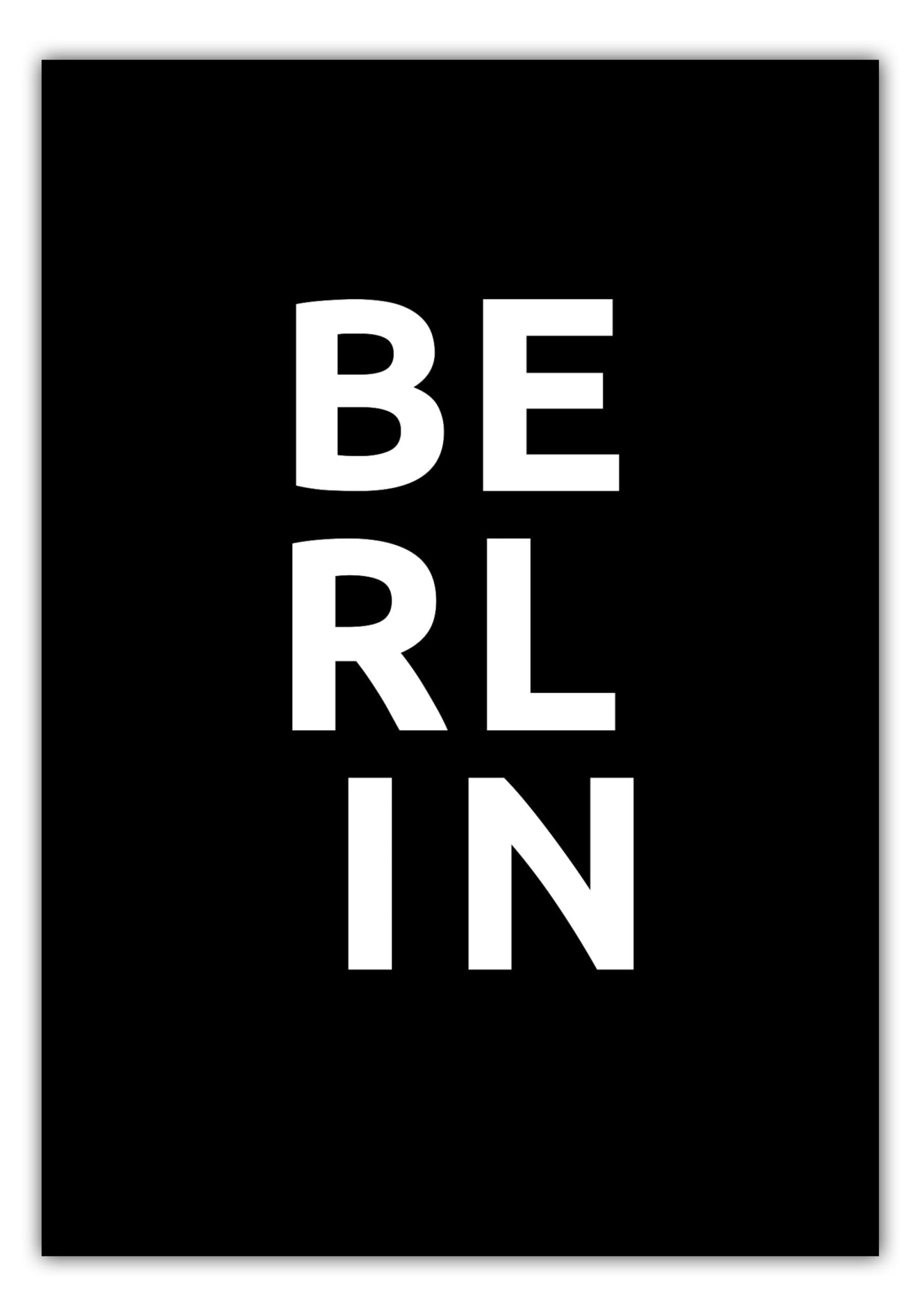 Poster Stadt BERLIN