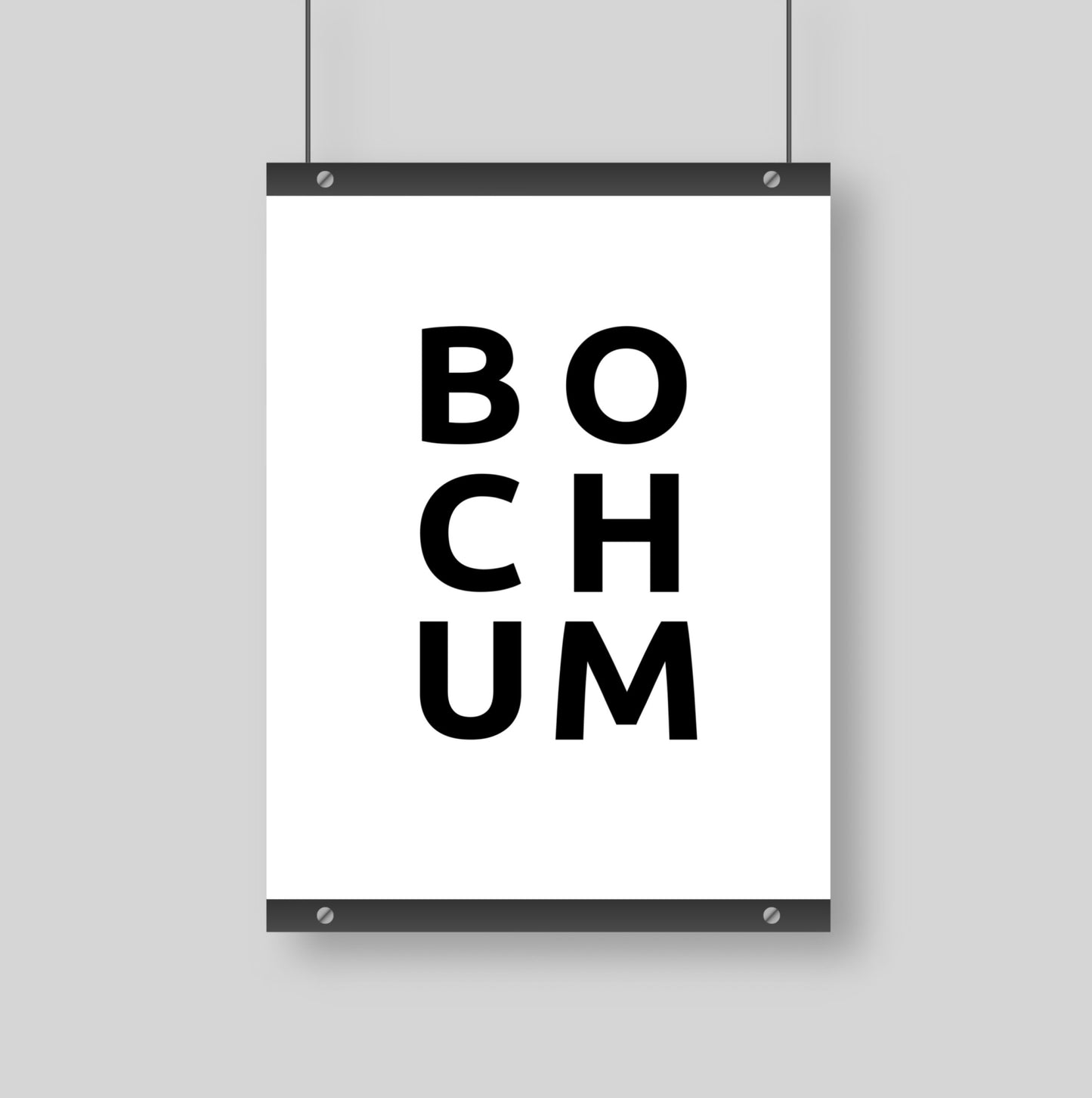 Poster Stadt BOCHUM