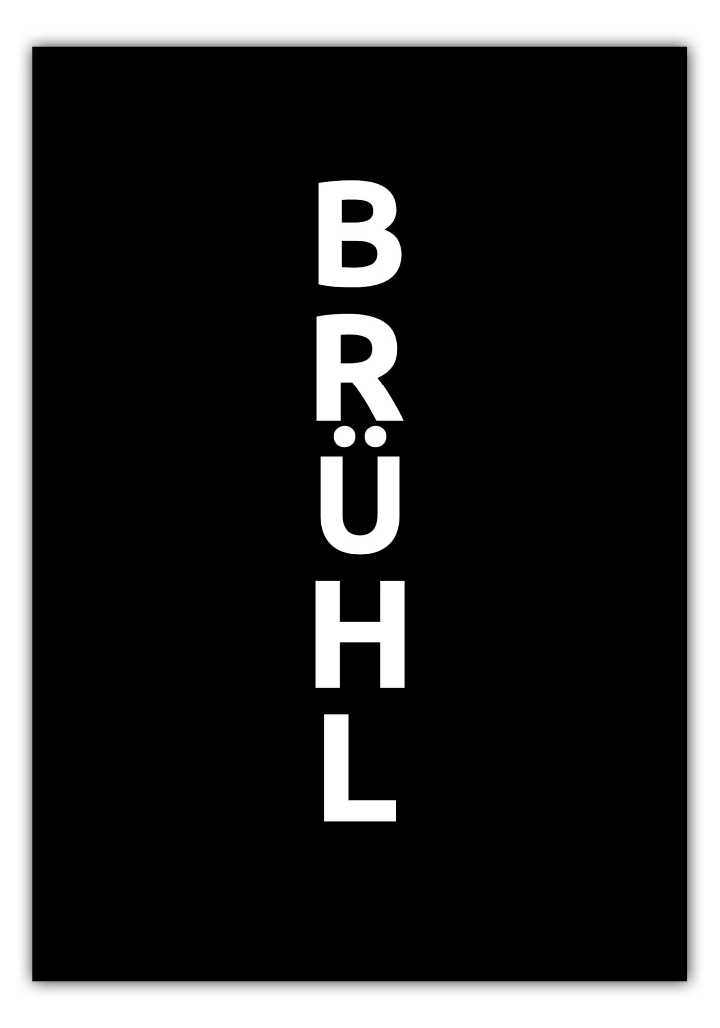 Poster Stadt BRüHL