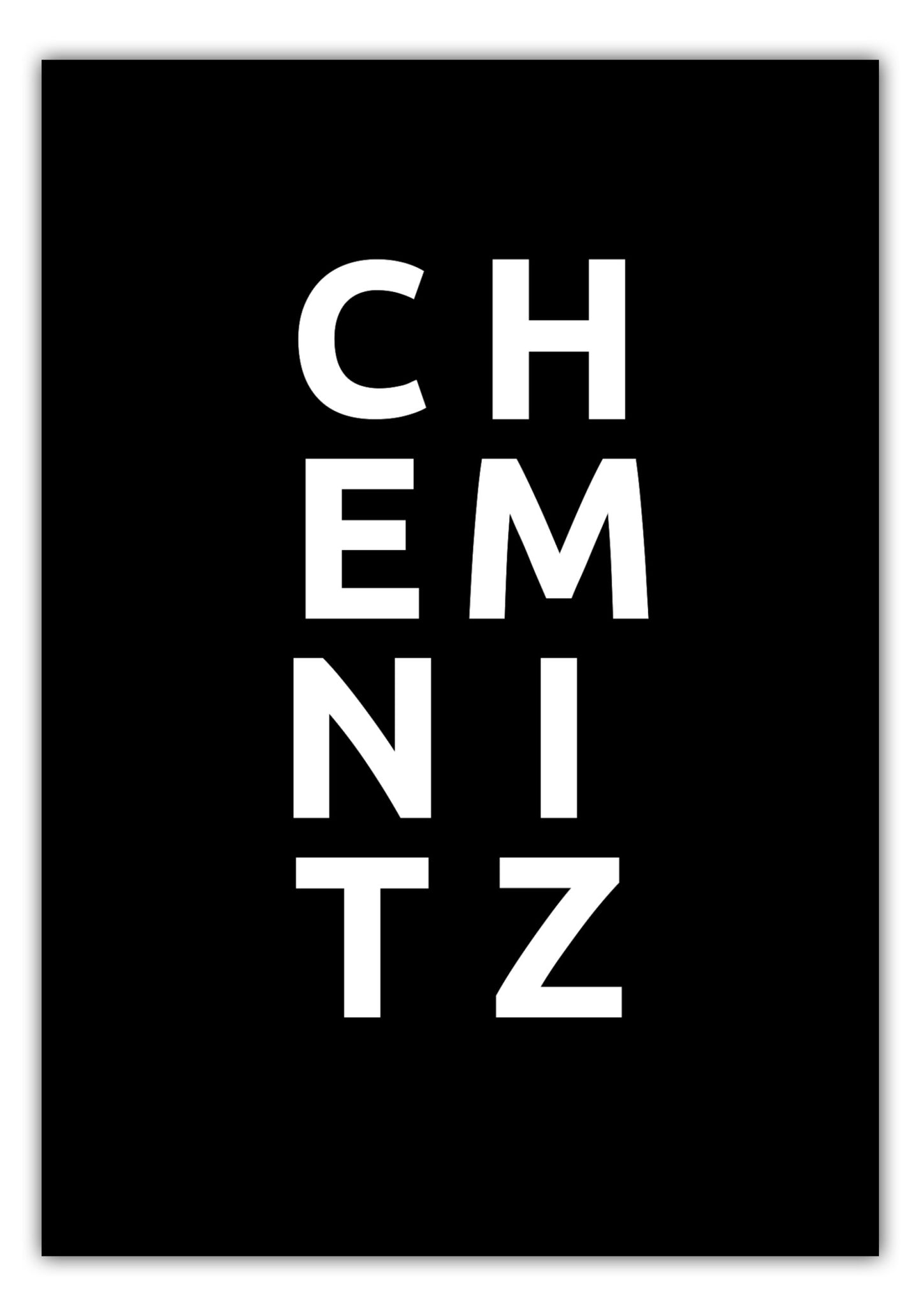 Poster Stadt CHEMNITZ