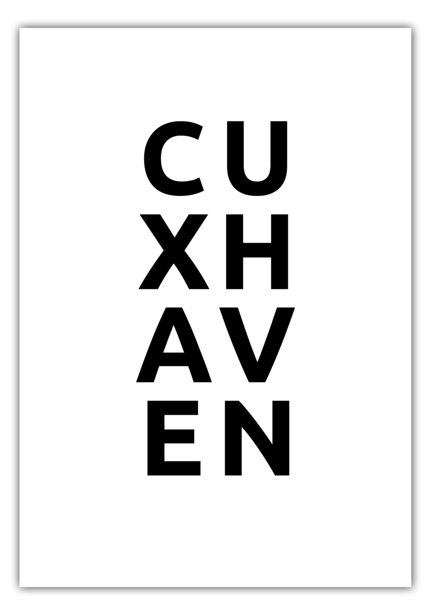 Poster Stadt CUXHAVEN