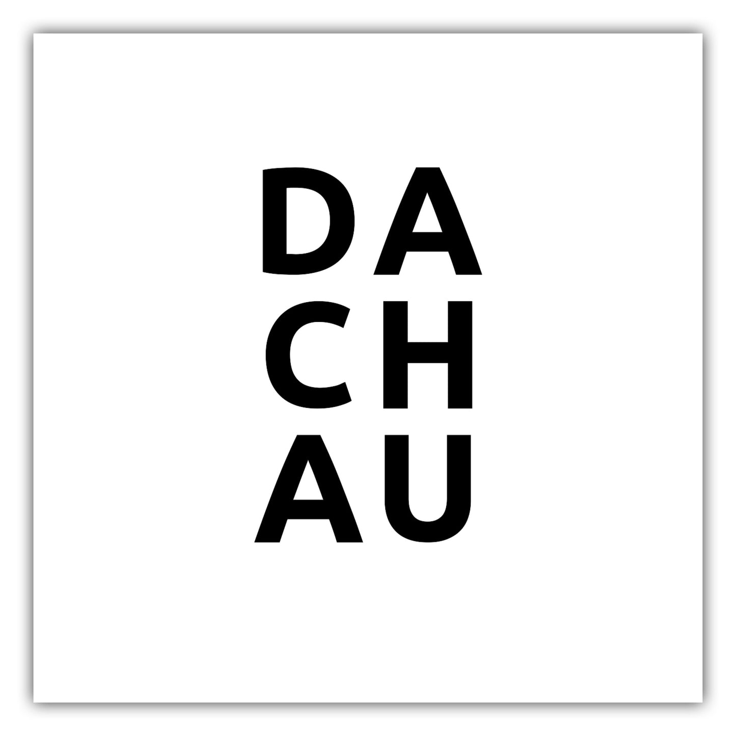 Poster Stadt DACHAU