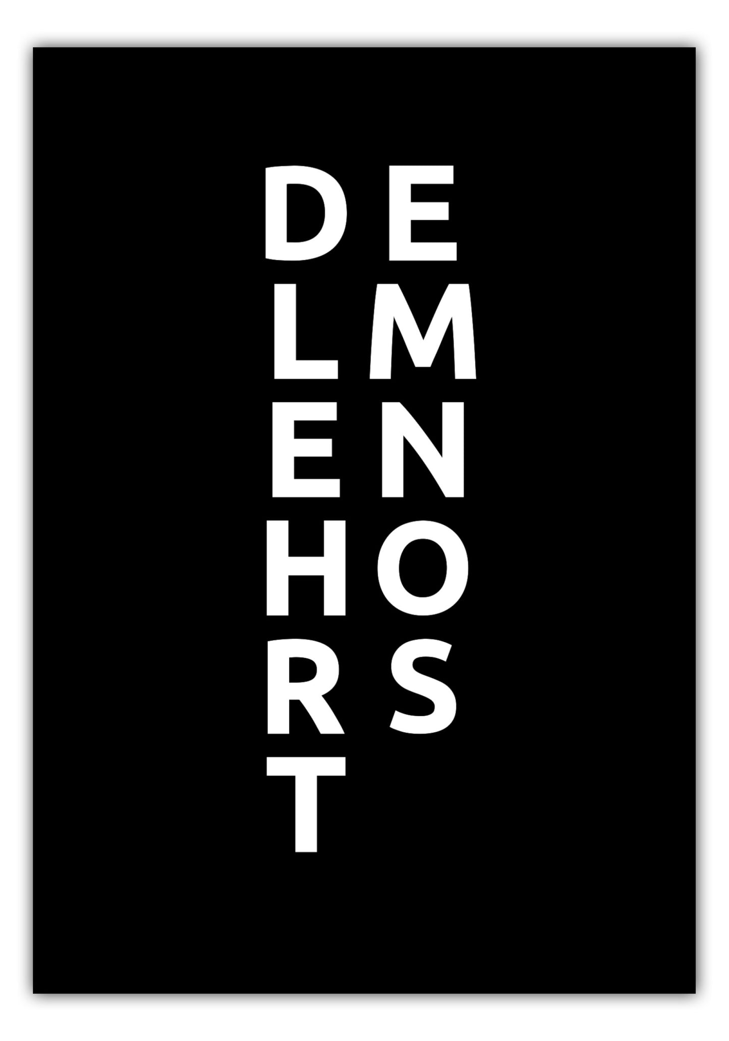 Poster Stadt DELMENHORST