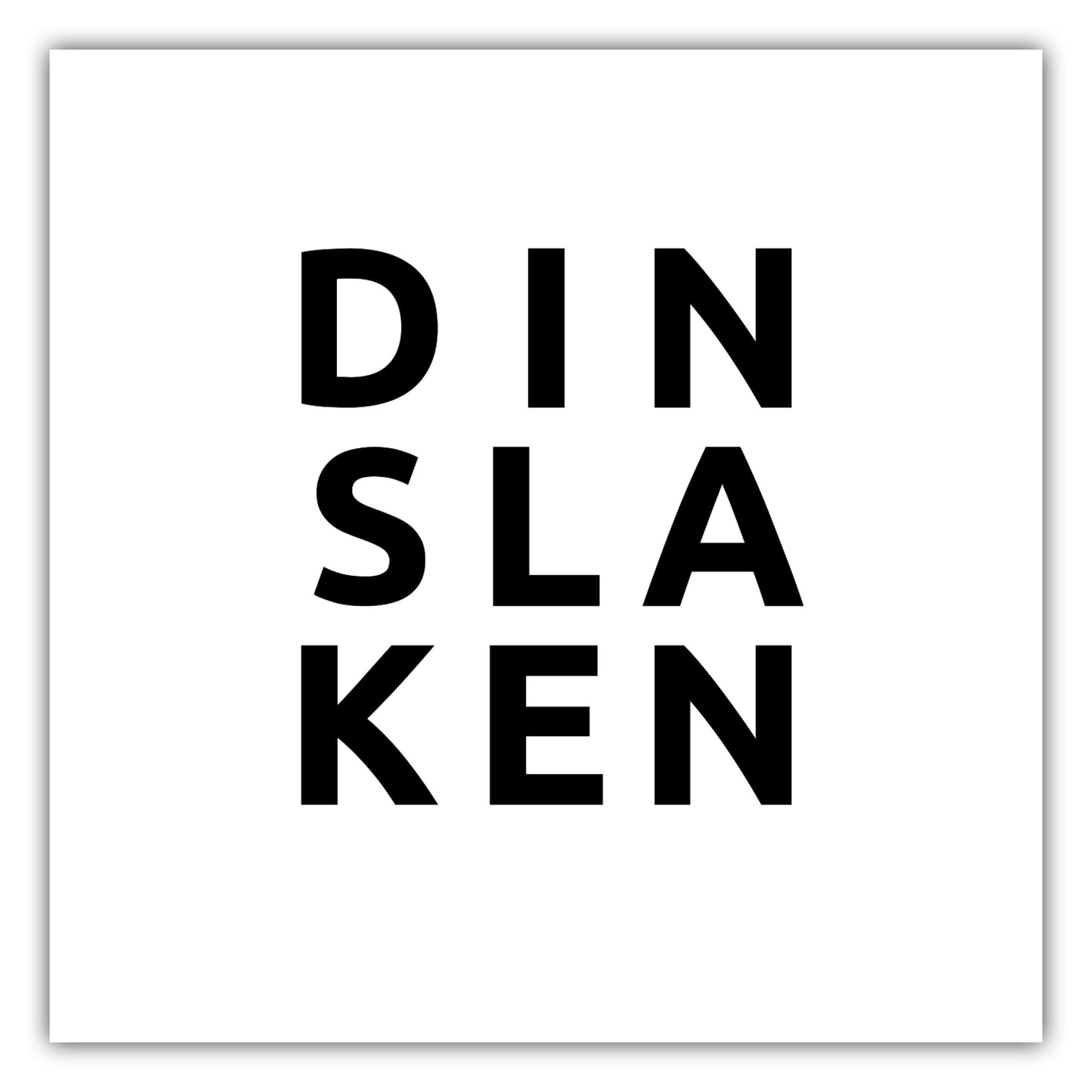 Poster Stadt DINSLAKEN