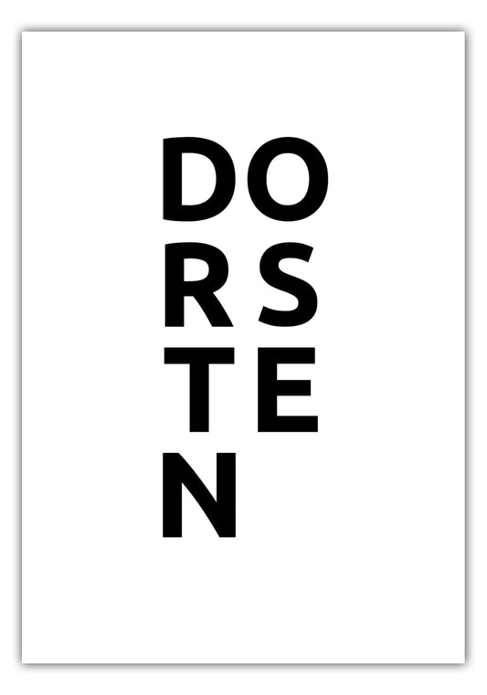 Poster Stadt DORSTEN