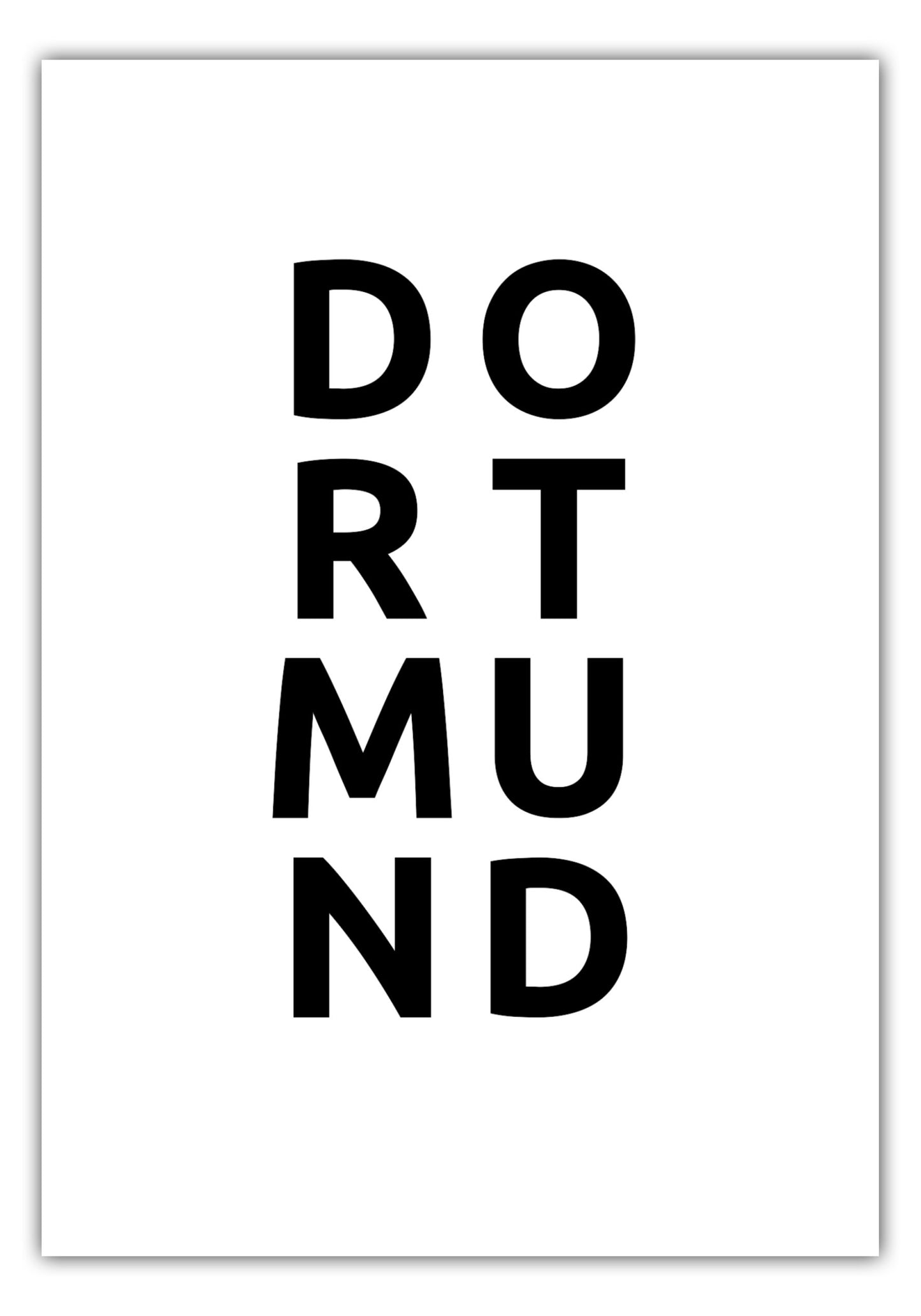 Poster Stadt DORTMUND