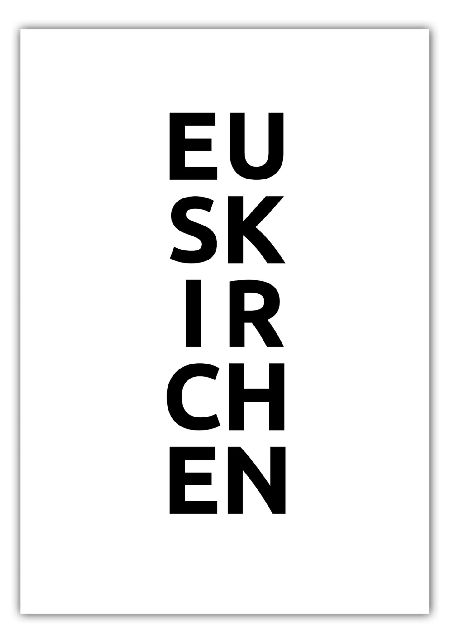 Poster Stadt EUSKIRCHEN