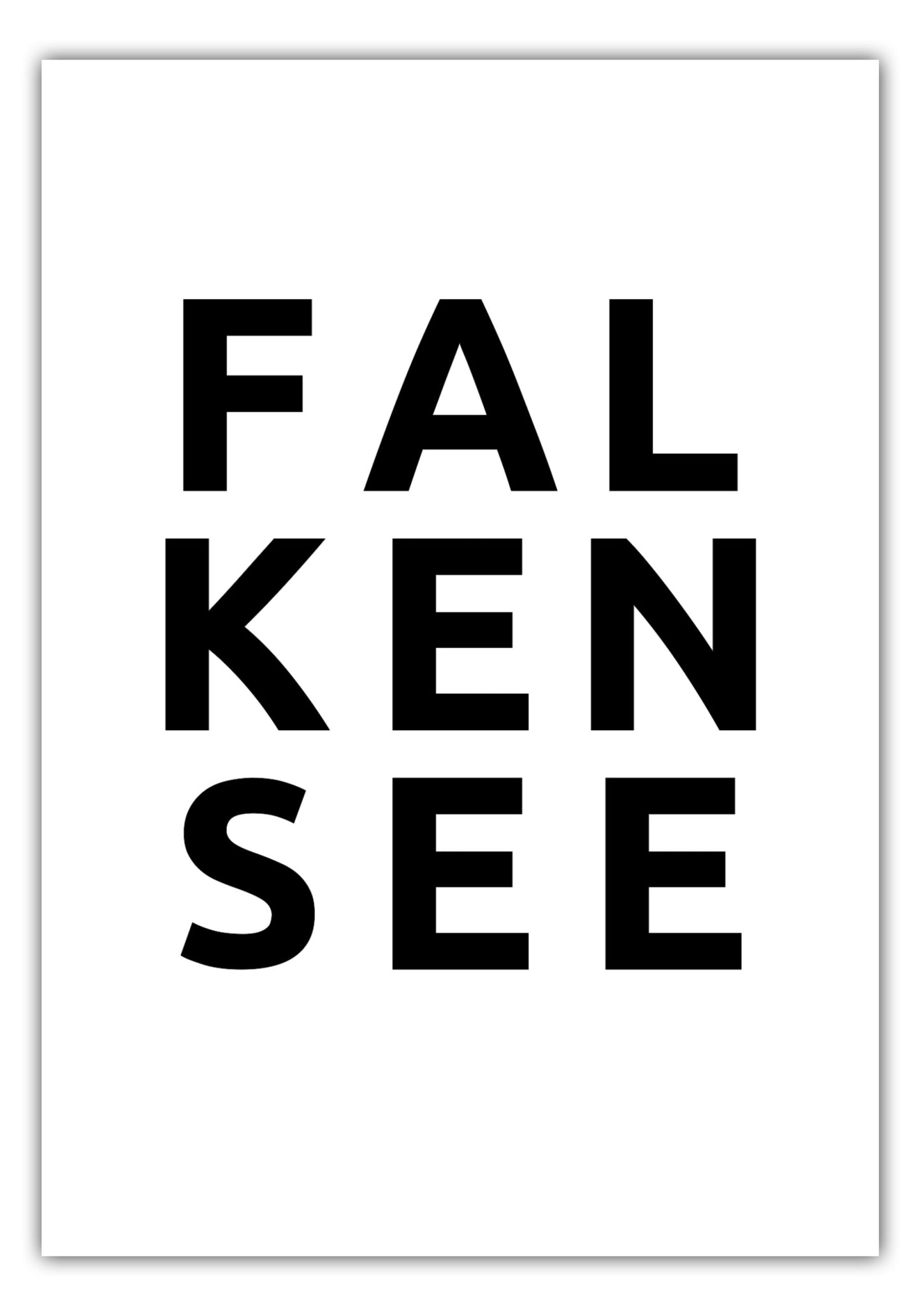Poster Stadt FALKENSEE