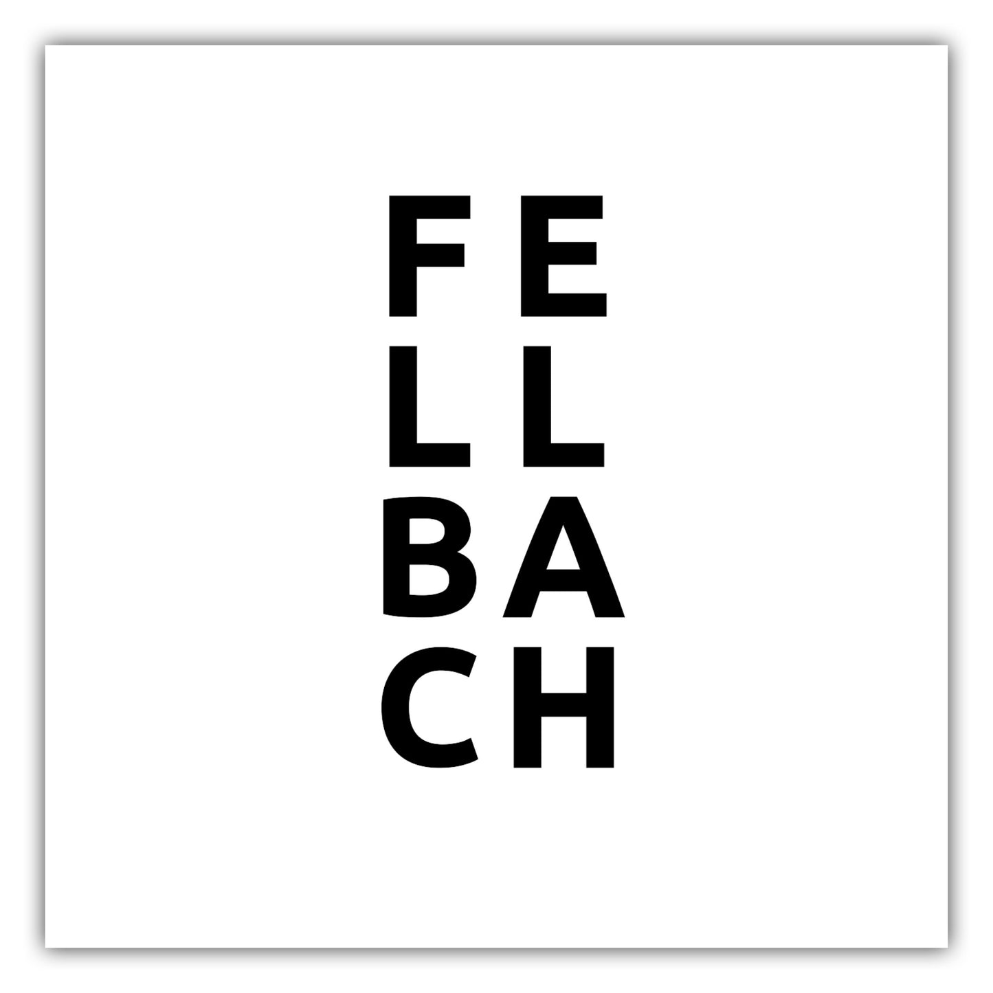 Poster Stadt FELLBACH