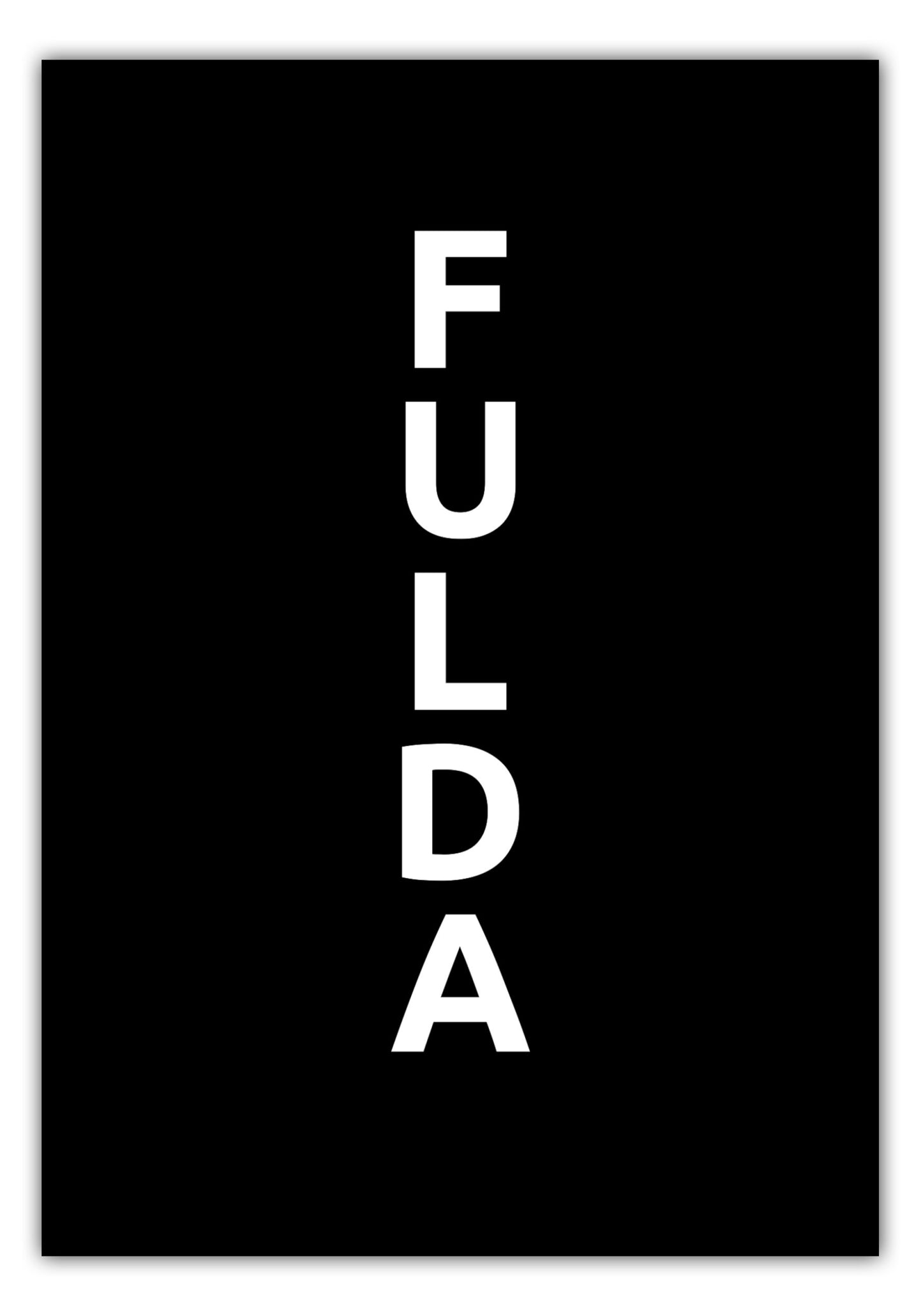 Poster Stadt FULDA