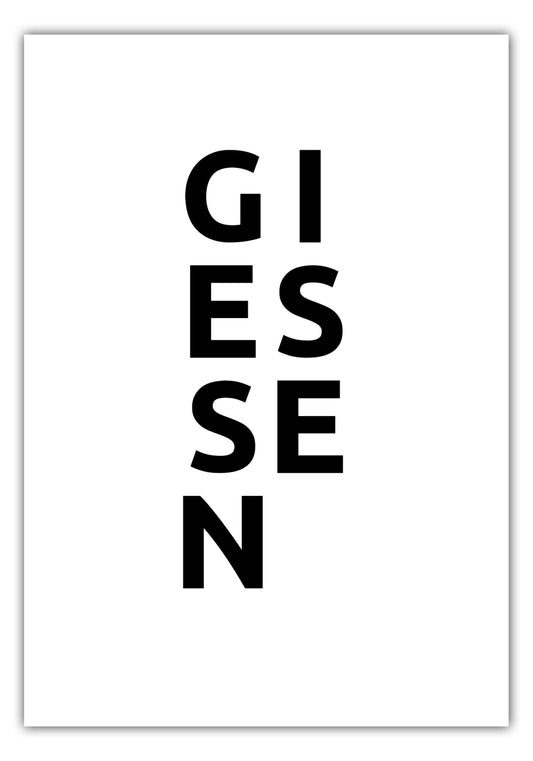 Poster Stadt GIEßEN