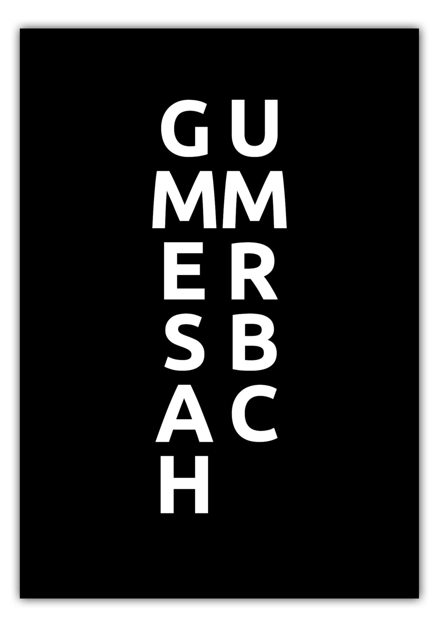 Poster Stadt GUMMERSBACH