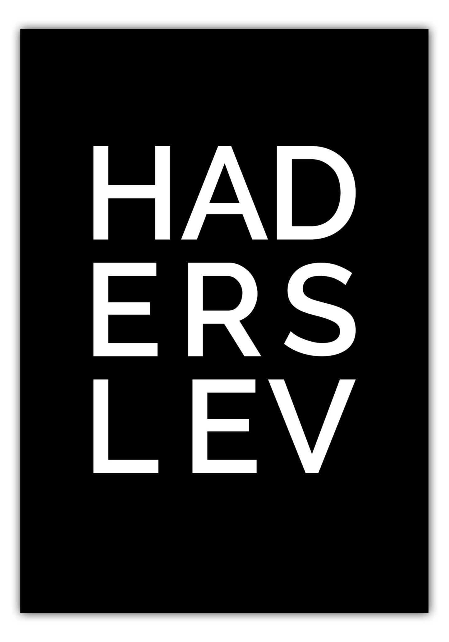 Poster Stadt HADERSLEV