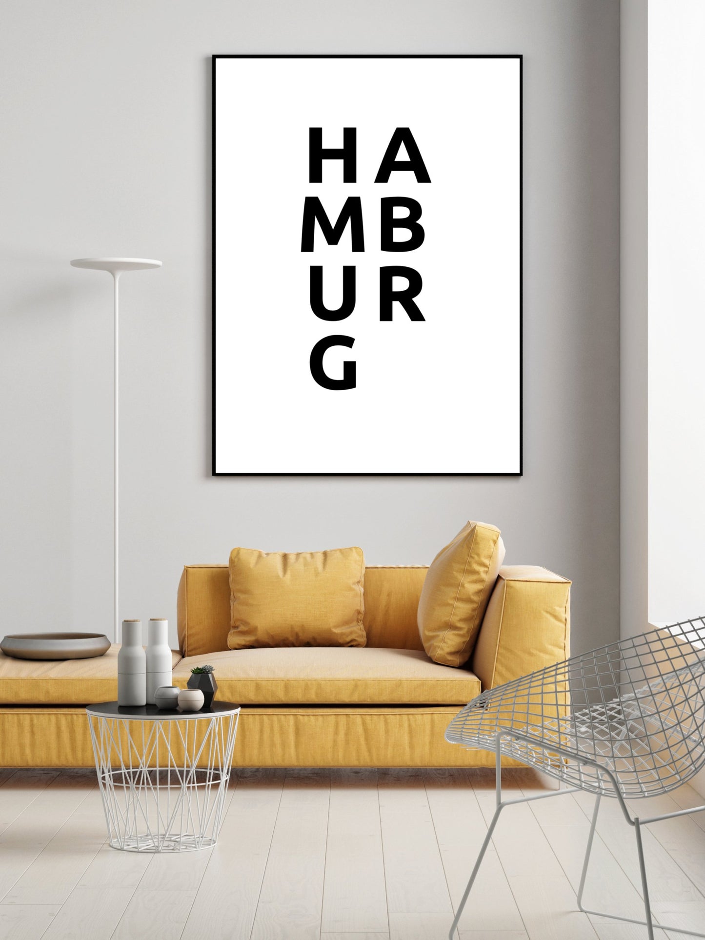Poster Stadt HAMBURG