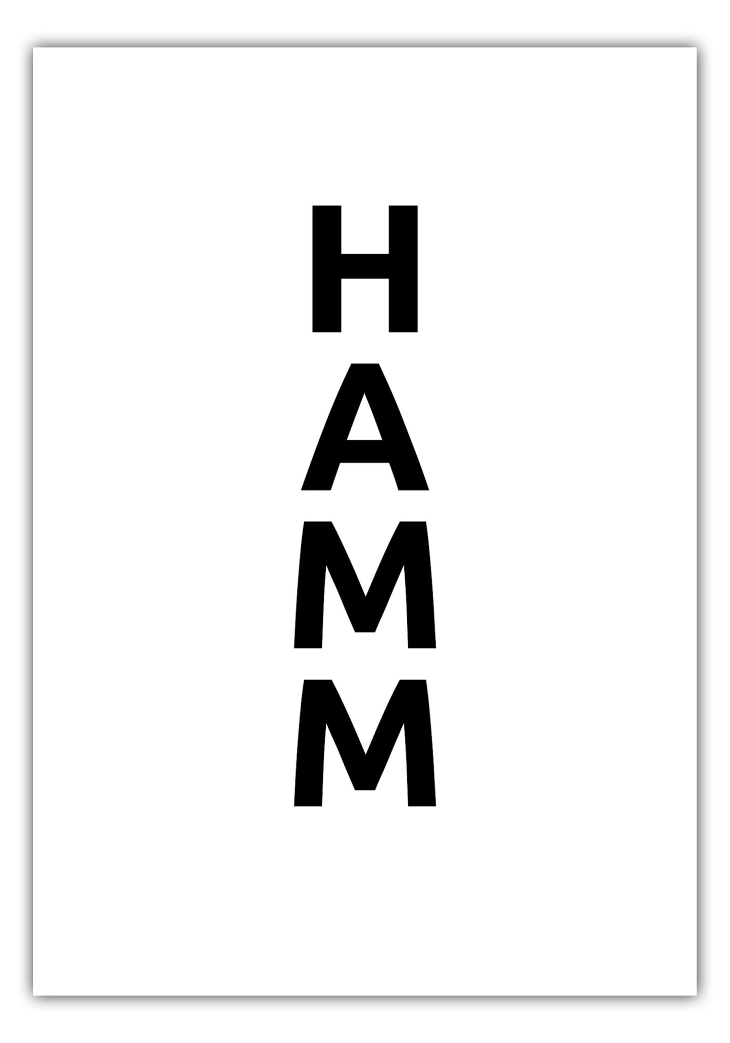 Poster Stadt HAMM