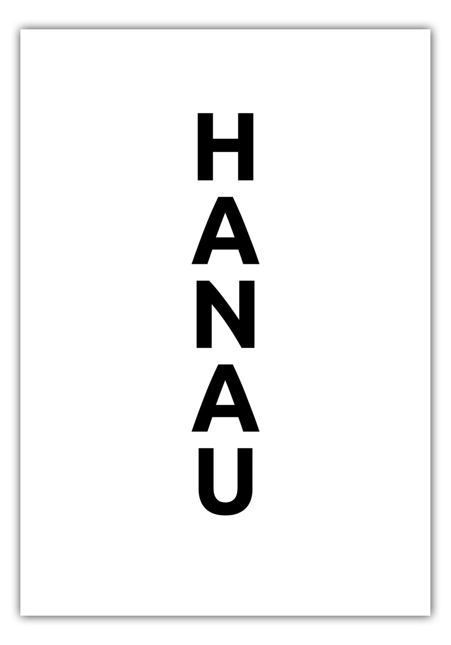 Poster Stadt HANAU