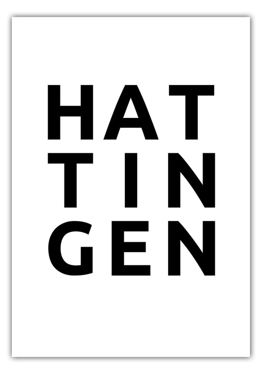 Poster Stadt HATTINGEN