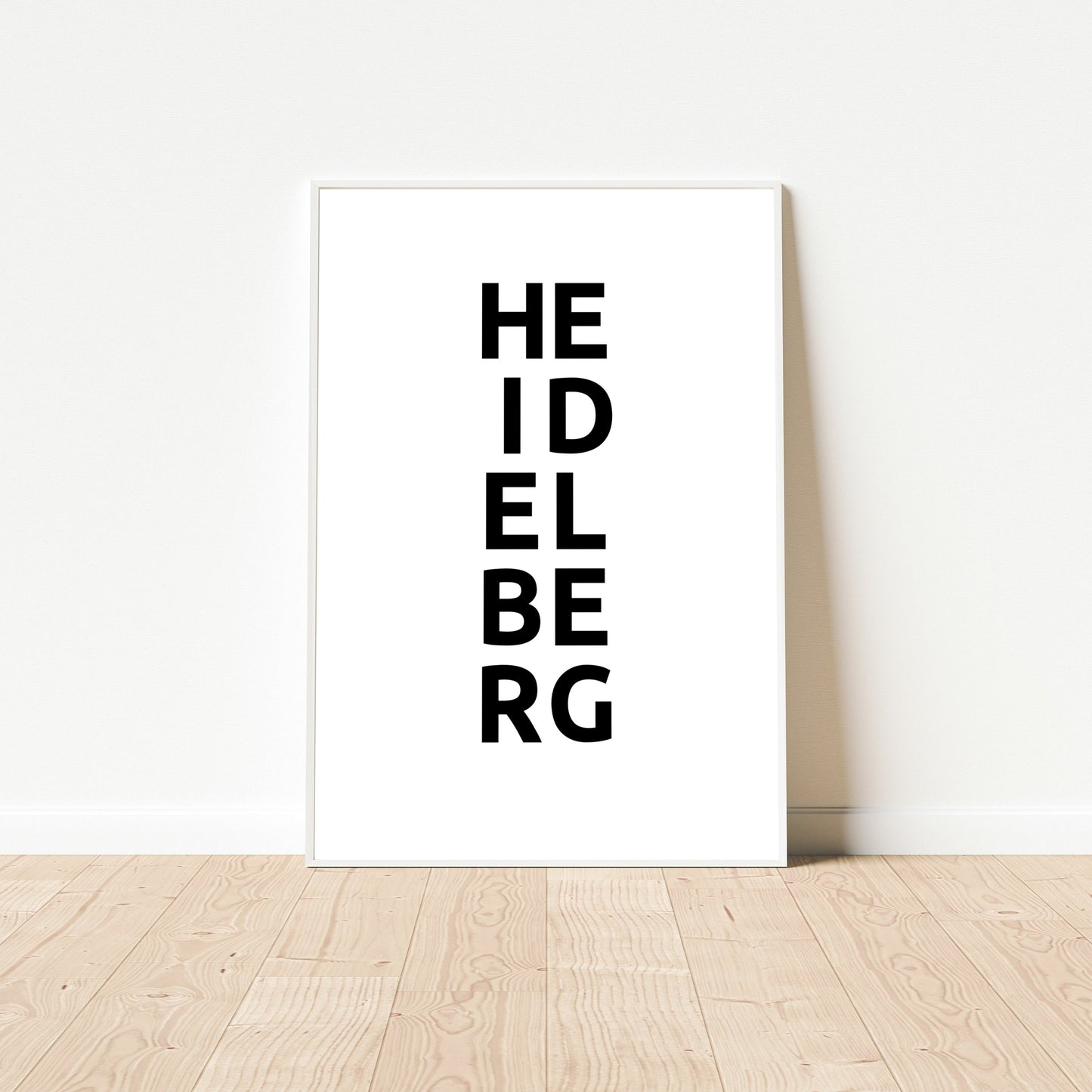 Poster Stadt HEIDELBERG