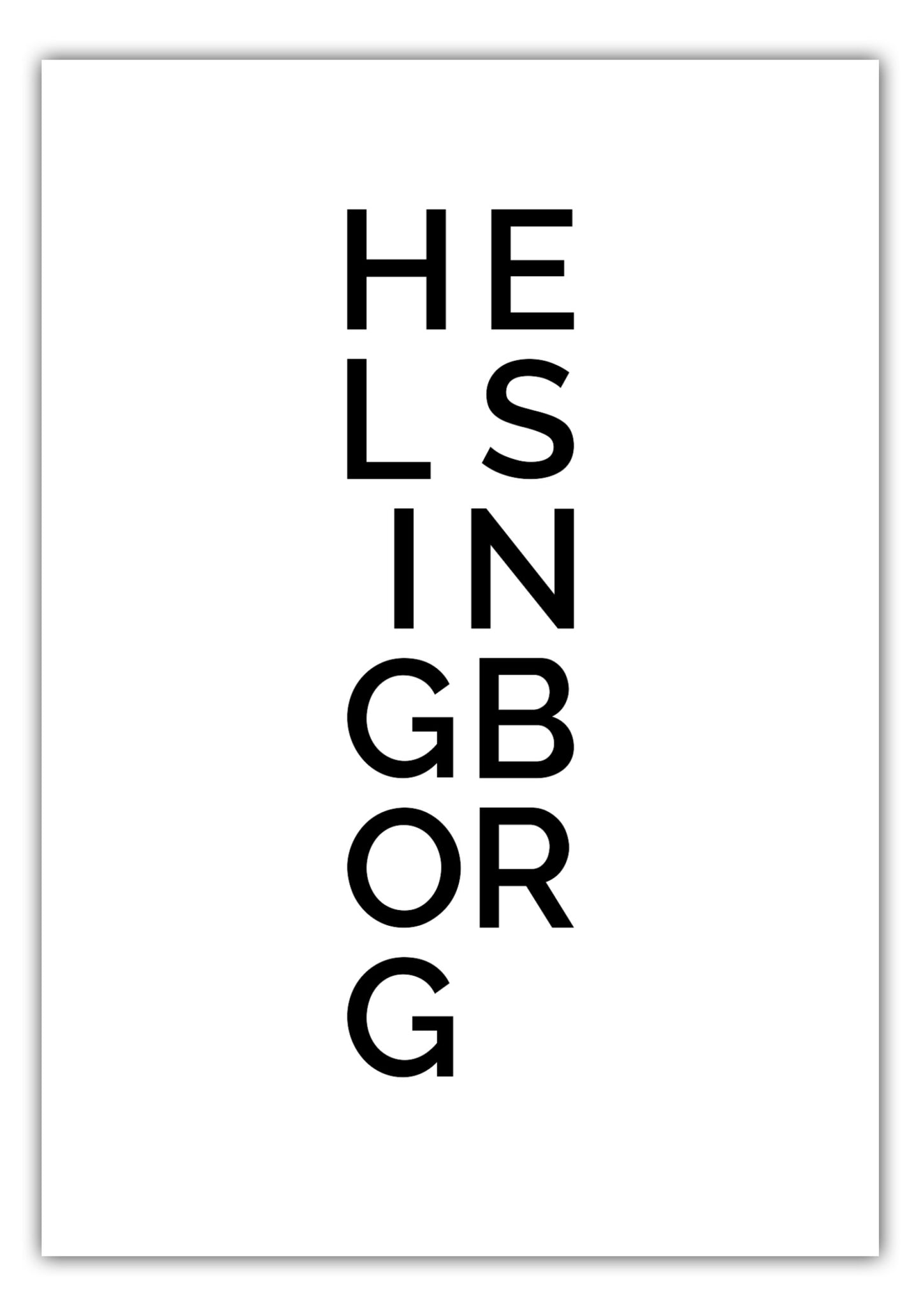 Poster Stadt HELSINGBORG