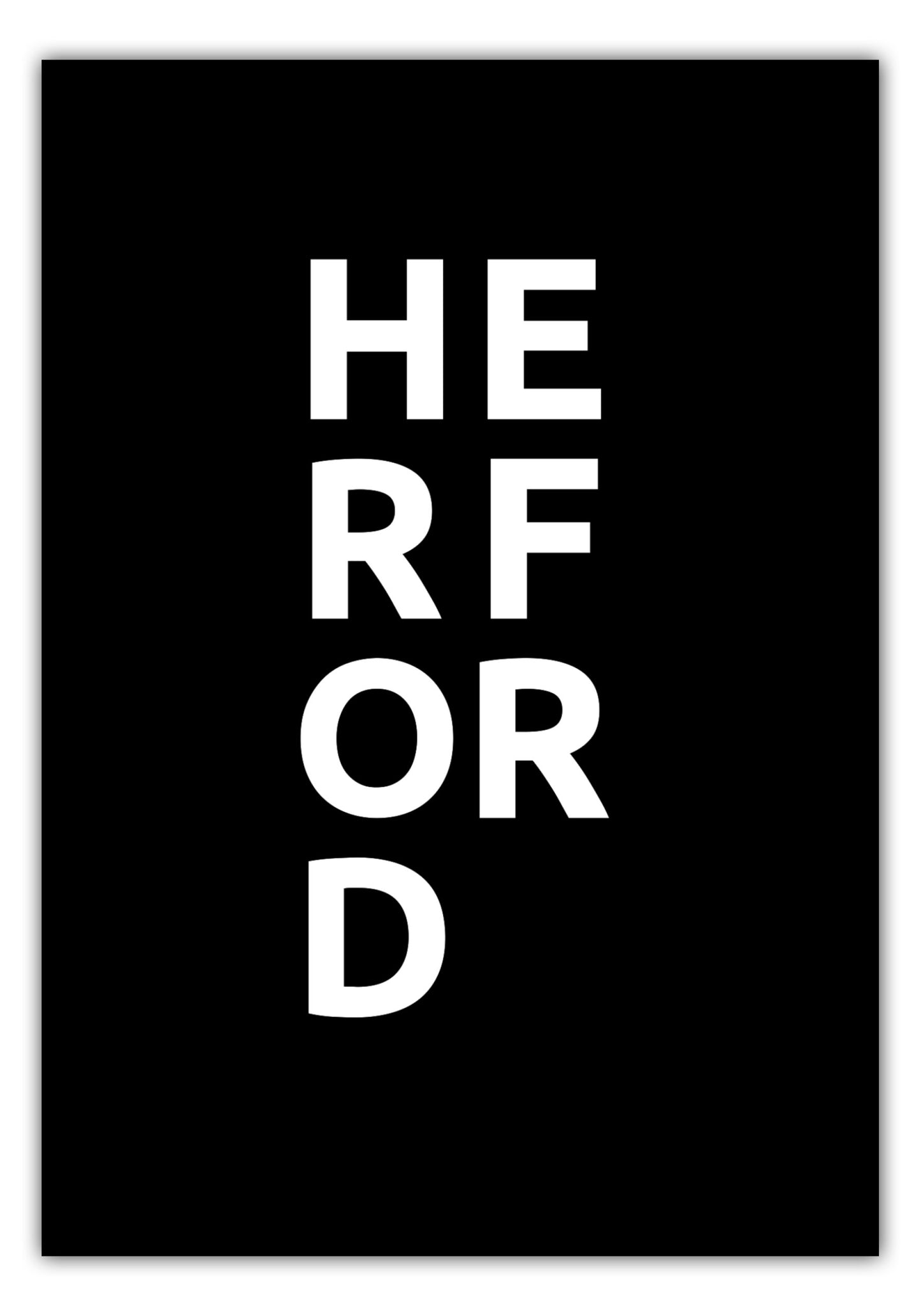 Poster Stadt HERFORD