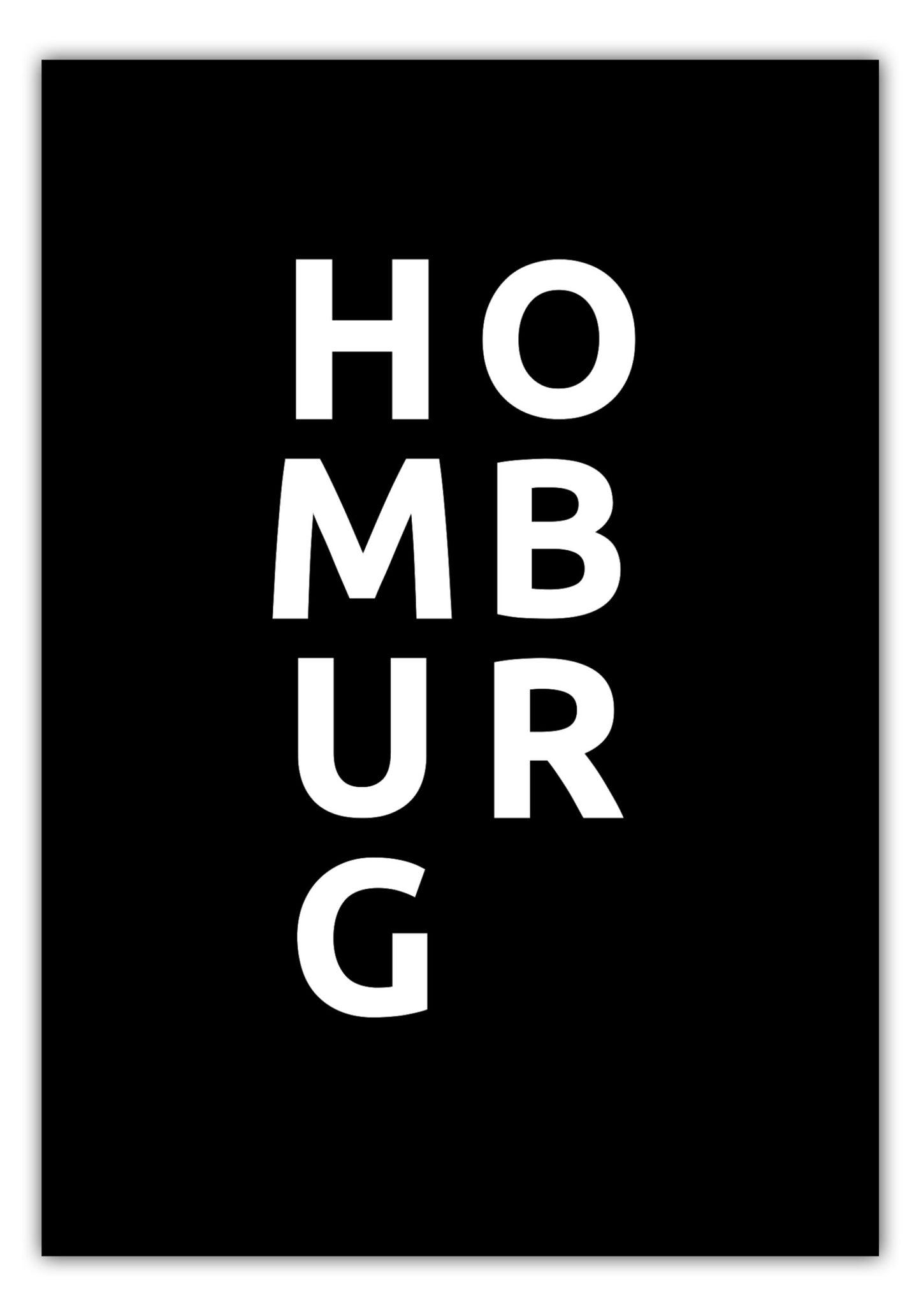 Poster Stadt HOMBURG