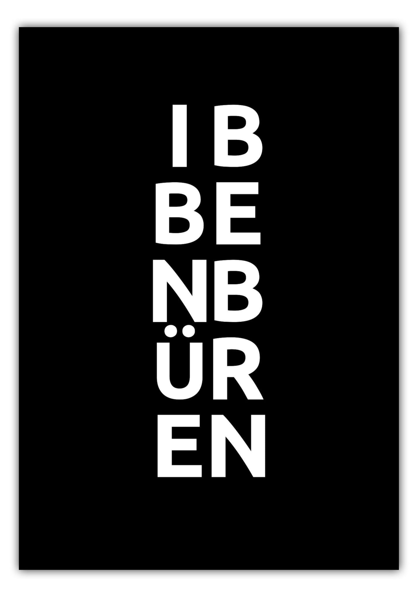 Poster Stadt IBBENBüREN