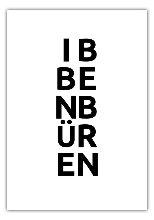 Poster Stadt IBBENBüREN