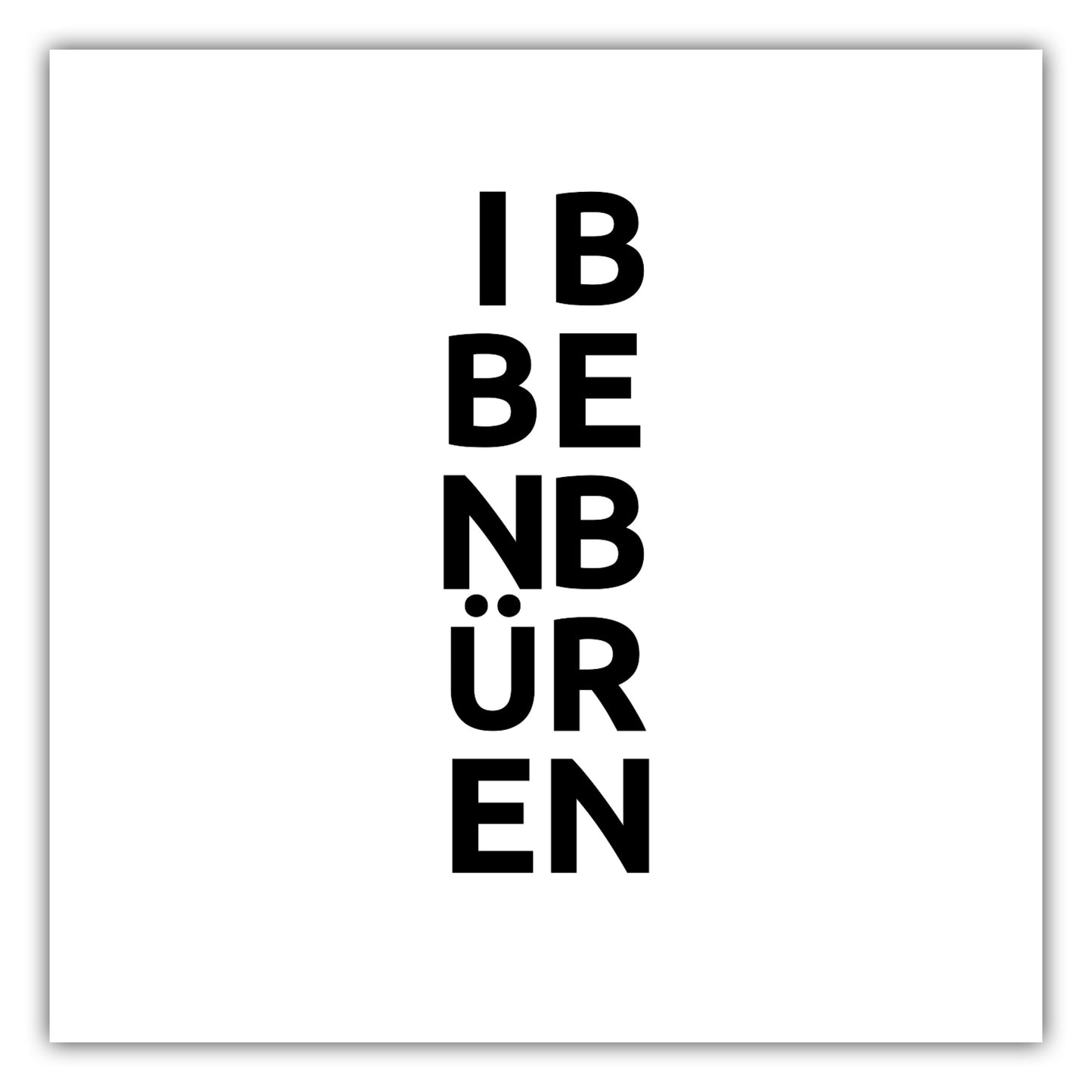 Poster Stadt IBBENBüREN