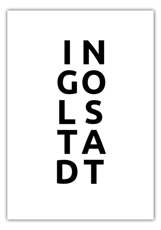 Poster Stadt INGOLSTADT