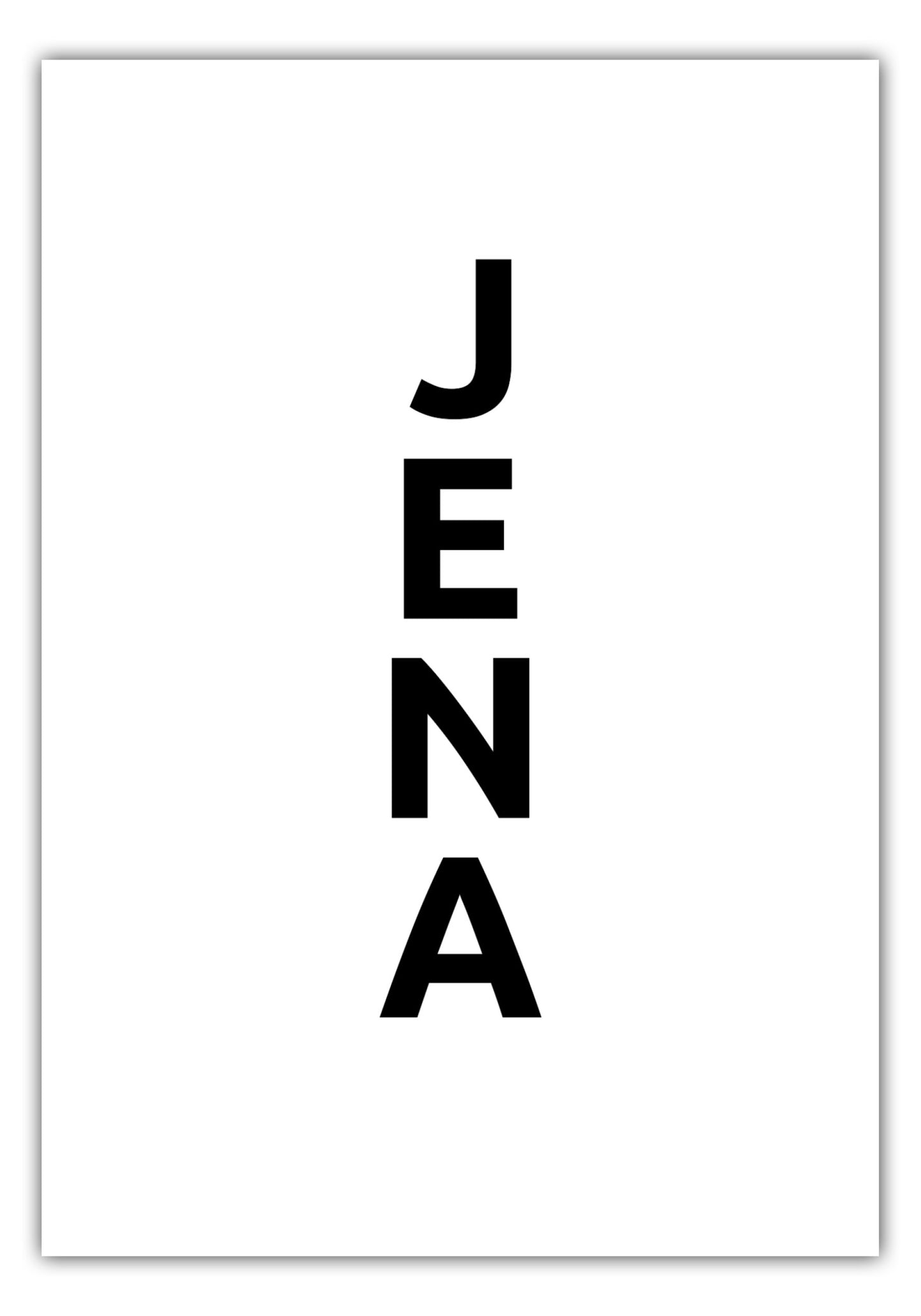 Poster Stadt JENA