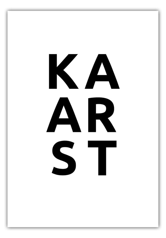 Poster Stadt KAARST