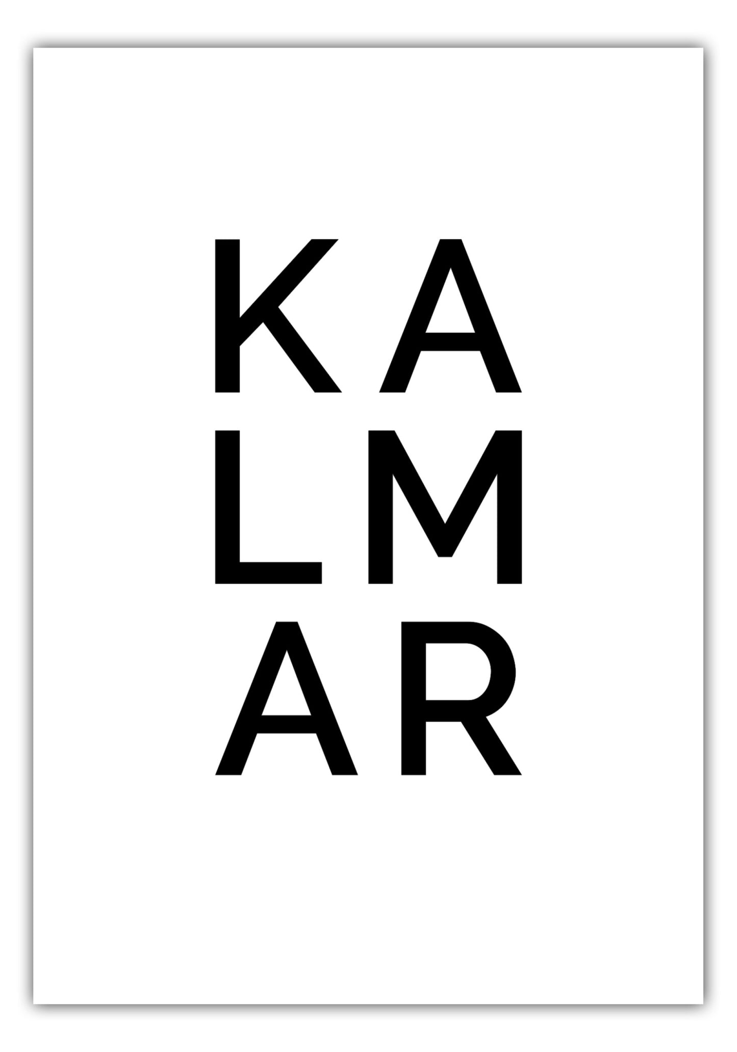Poster Stadt KALMAR
