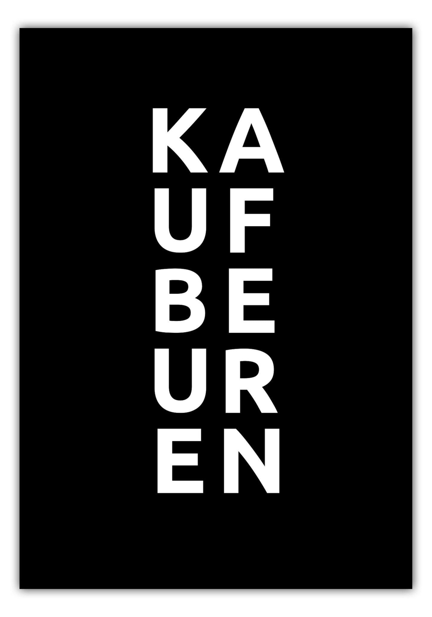 Poster Stadt KAUFBEUREN