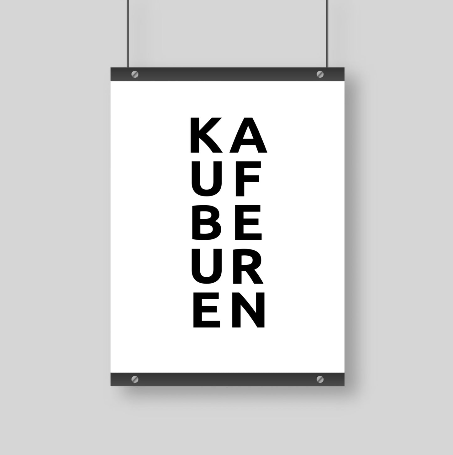 Poster Stadt KAUFBEUREN