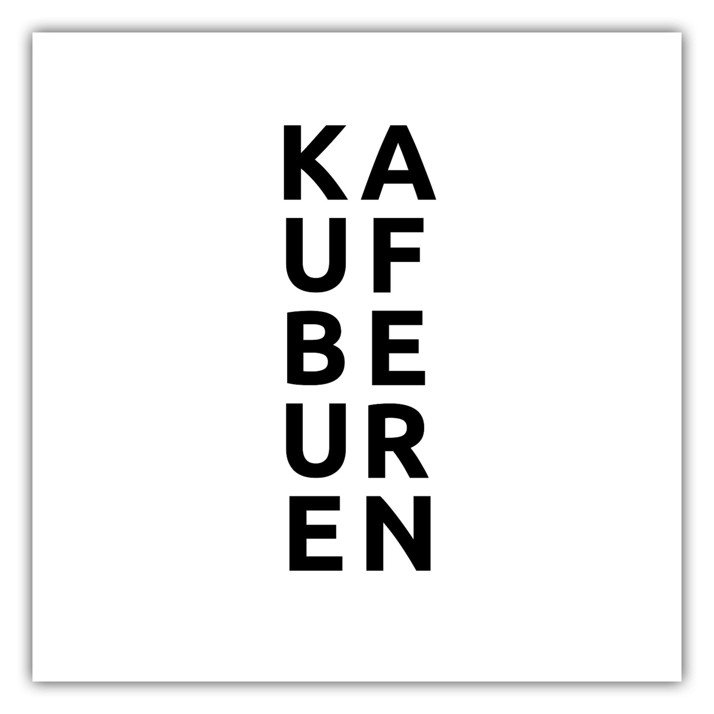 Poster Stadt KAUFBEUREN