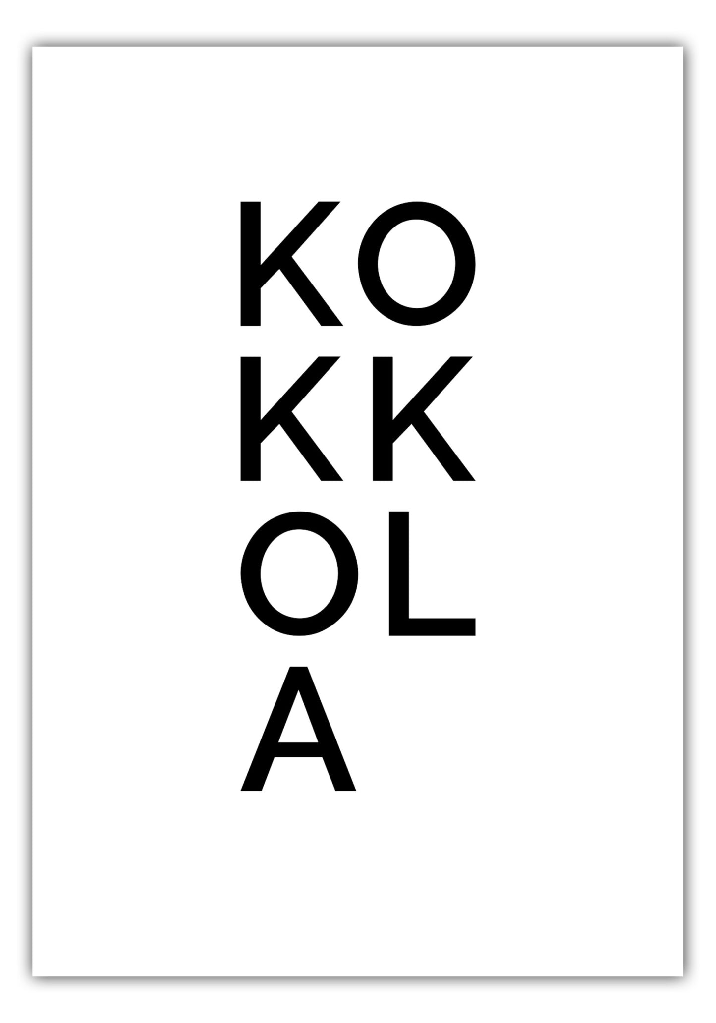 Poster Stadt KOKKOLA
