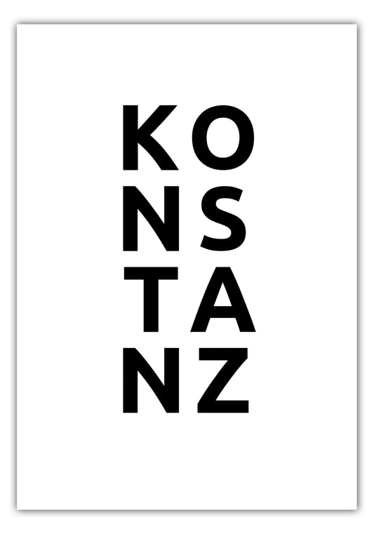 Poster Stadt KONSTANZ