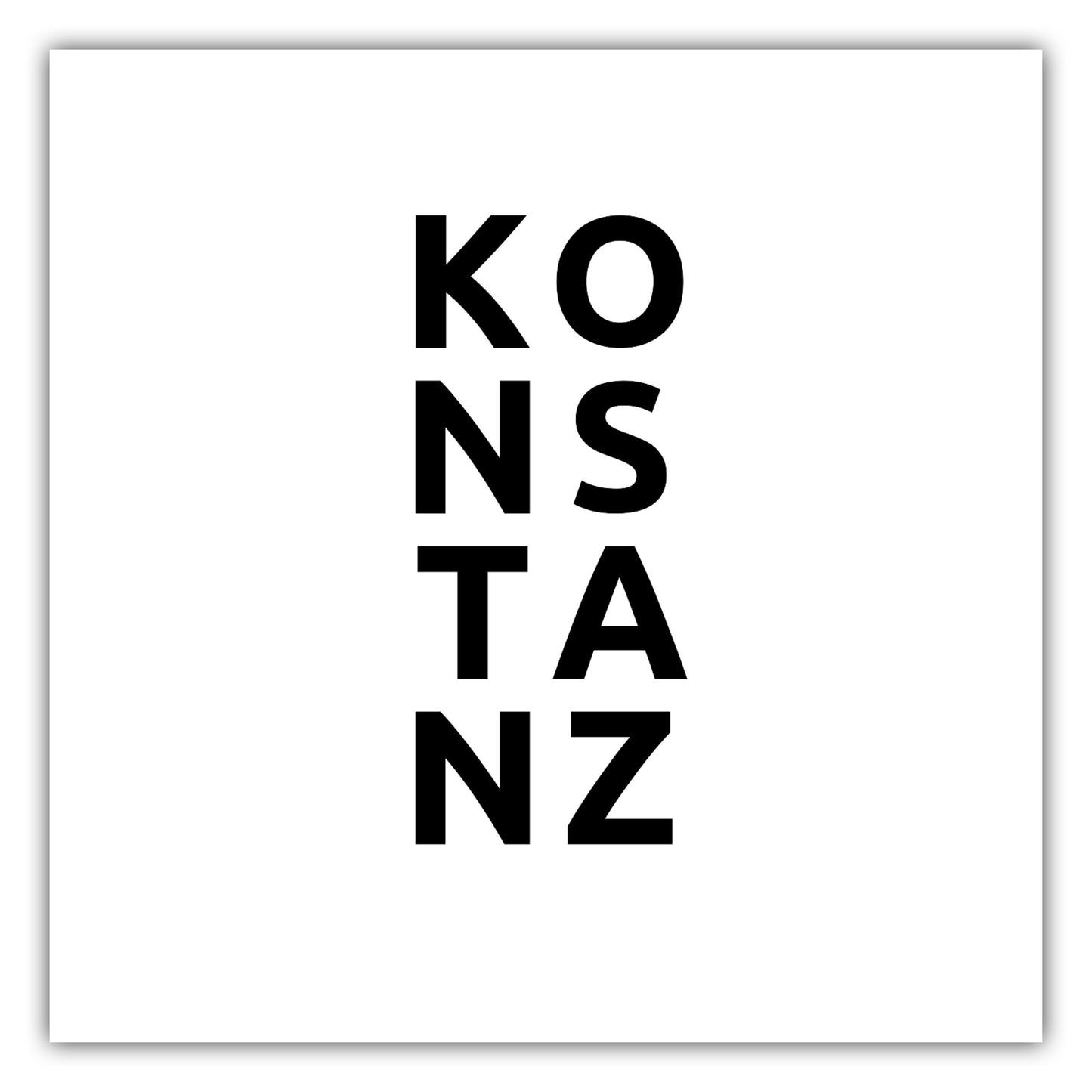 Poster Stadt KONSTANZ