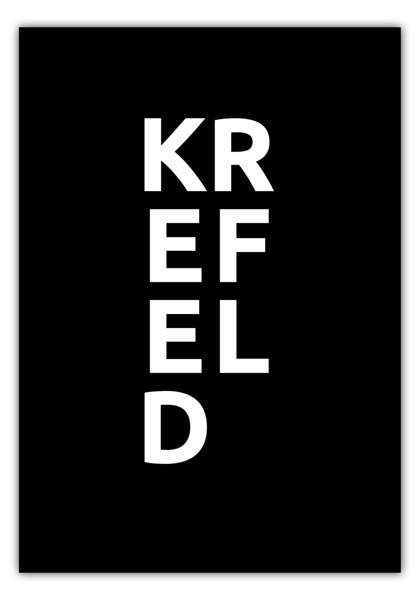 Poster Stadt KREFELD