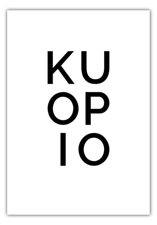 Poster Stadt KUOPIO