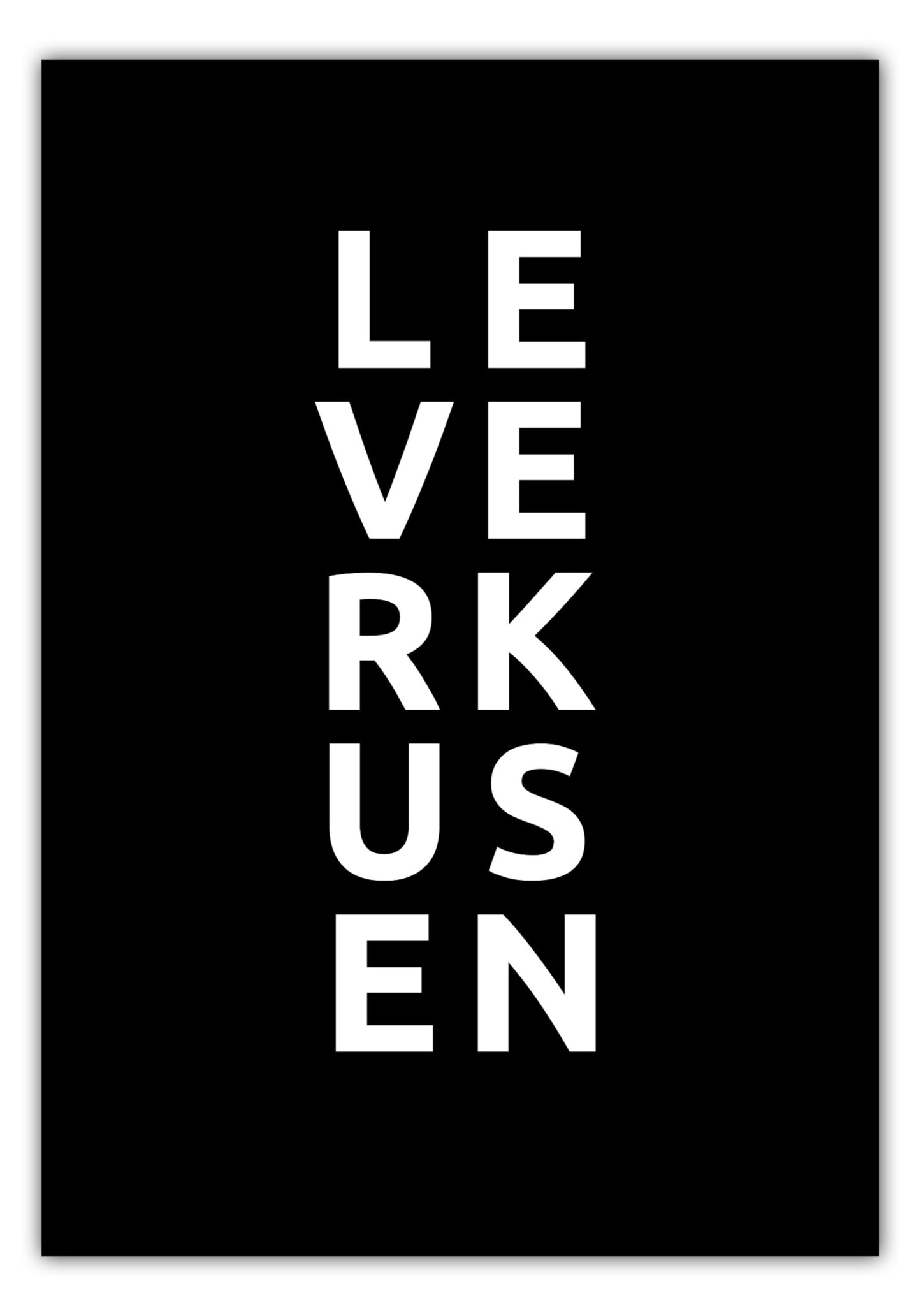 Poster Stadt LEVERKUSEN