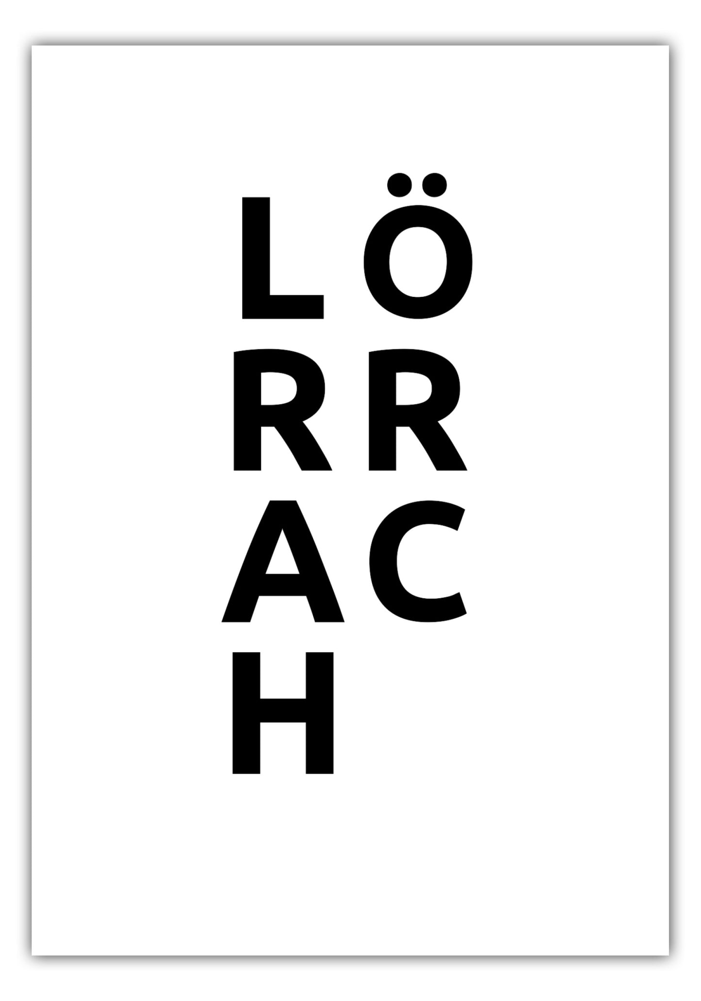 Poster Stadt LöRRACH